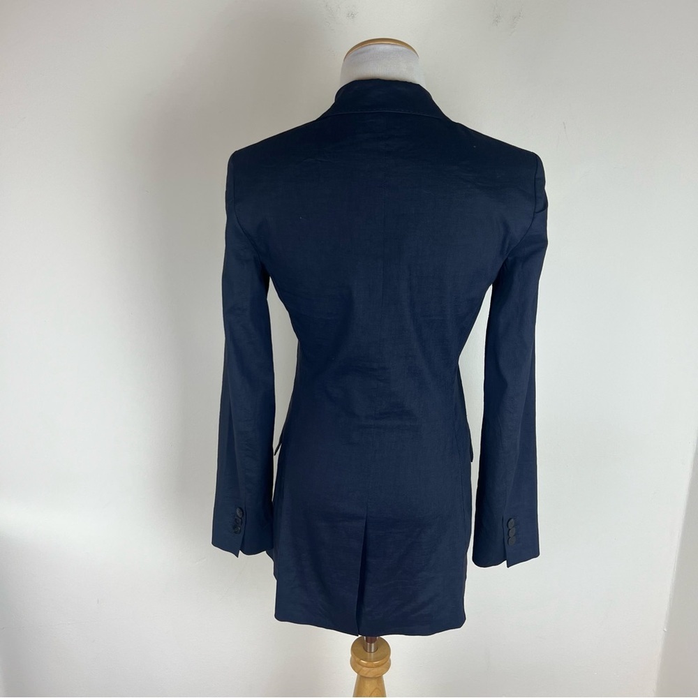 Theory Double Breasted Db Tailor Jacket Blazer Li… - image 2